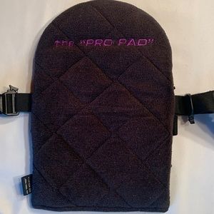 Motorcycle seat pad in new condition.
